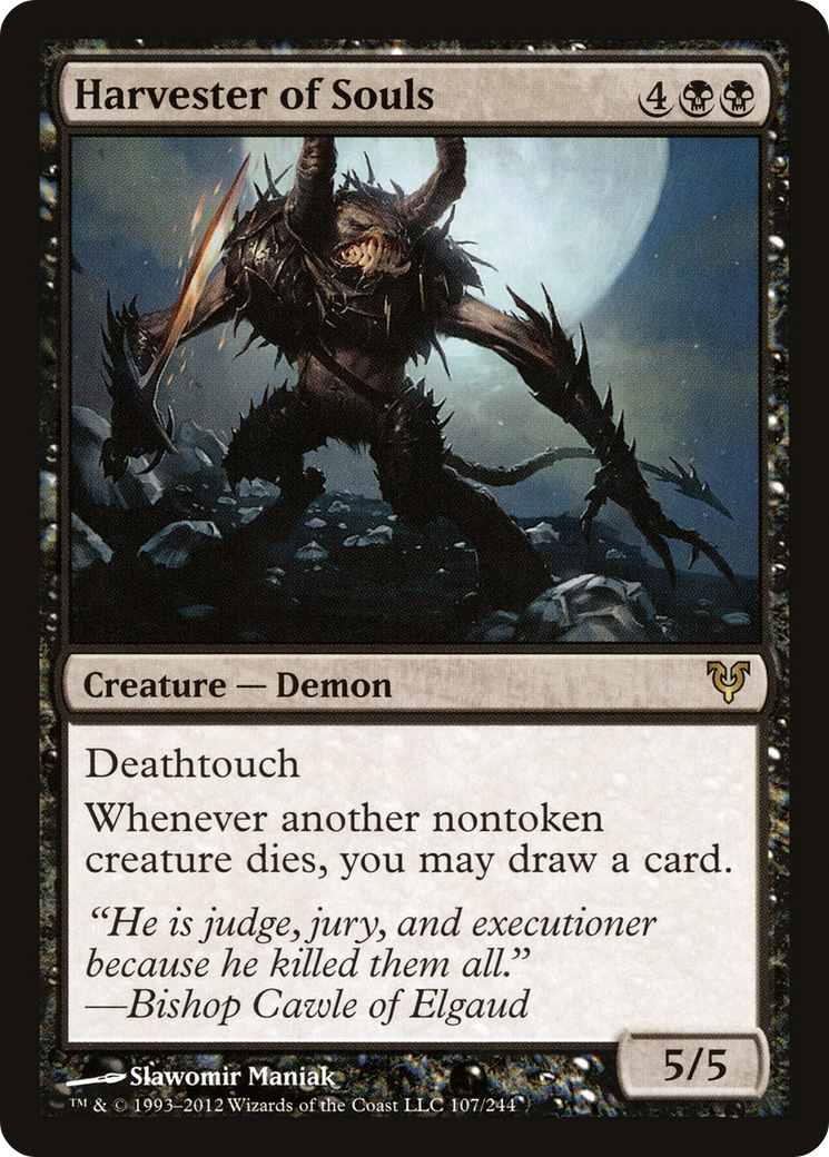 Image of Harvester of Souls (AVR-107) - Avacyn Restored Foil