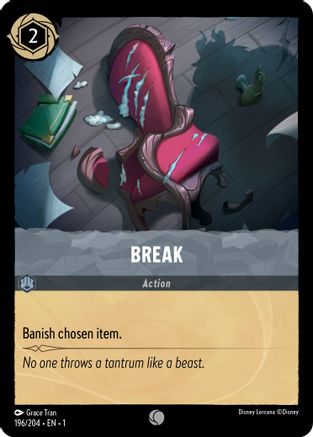Image of Break (196/204) - The First Chapter Cold Foil