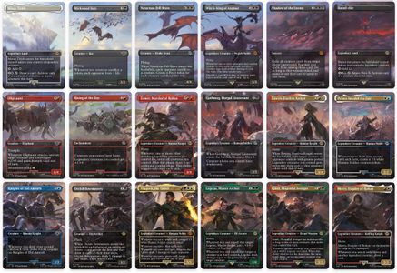 Image of Battle of the Pelennor Fields Scene [Set of 18] (LTR-420-437) - The Lord of the Rings: Tales of Middle-earth Foil