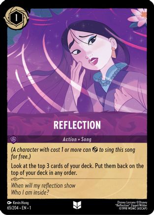 Image of Reflection (65/204) - The First Chapter Cold Foil