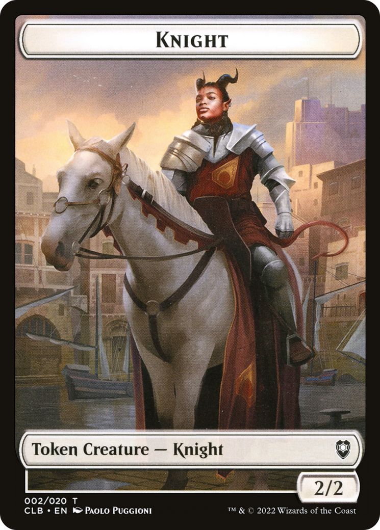 Image of Knight Token (CLB-002) - Battle for Baldur's Gate Tokens