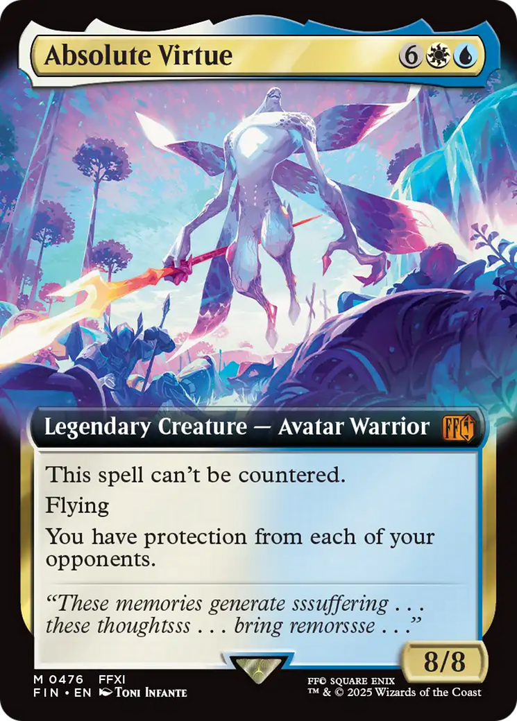 Image of Absolute Virtue (Extended Art) (FIN-476) - FINAL FANTASY: (Extended Art) Foil