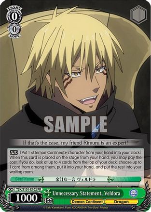 Image of Unnecessary Statement, Veldora (TSK/S101-E102) - That Time I Got Reincarnated as a Slime Vol.3