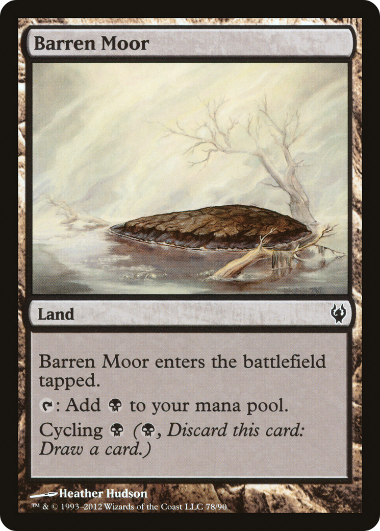 Image of Barren Moor (DDJ-078) - Duel Decks: Izzet vs. Golgari