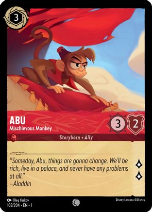 Image of Abu - Mischievous Monkey (103/204) - The First Chapter Cold Foil