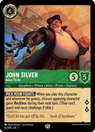 Image of John Silver - Alien Pirate (82/204) - The First Chapter