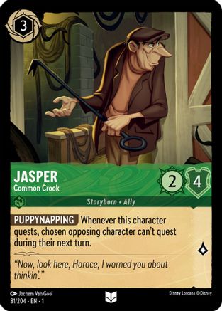 Image of Jasper - Common Crook (81/204) - The First Chapter Cold Foil