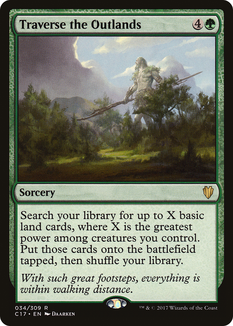 Image of Traverse the Outlands (C17-034) - Commander 2017