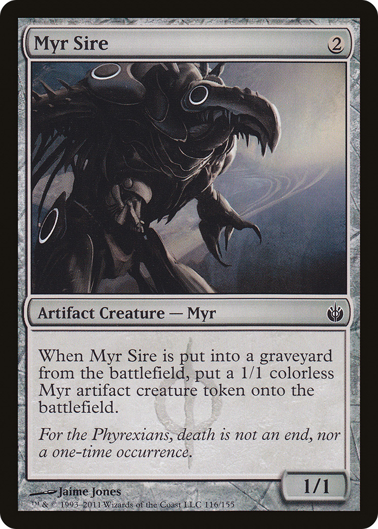 Image of Myr Sire (MBS-116) - Mirrodin Besieged