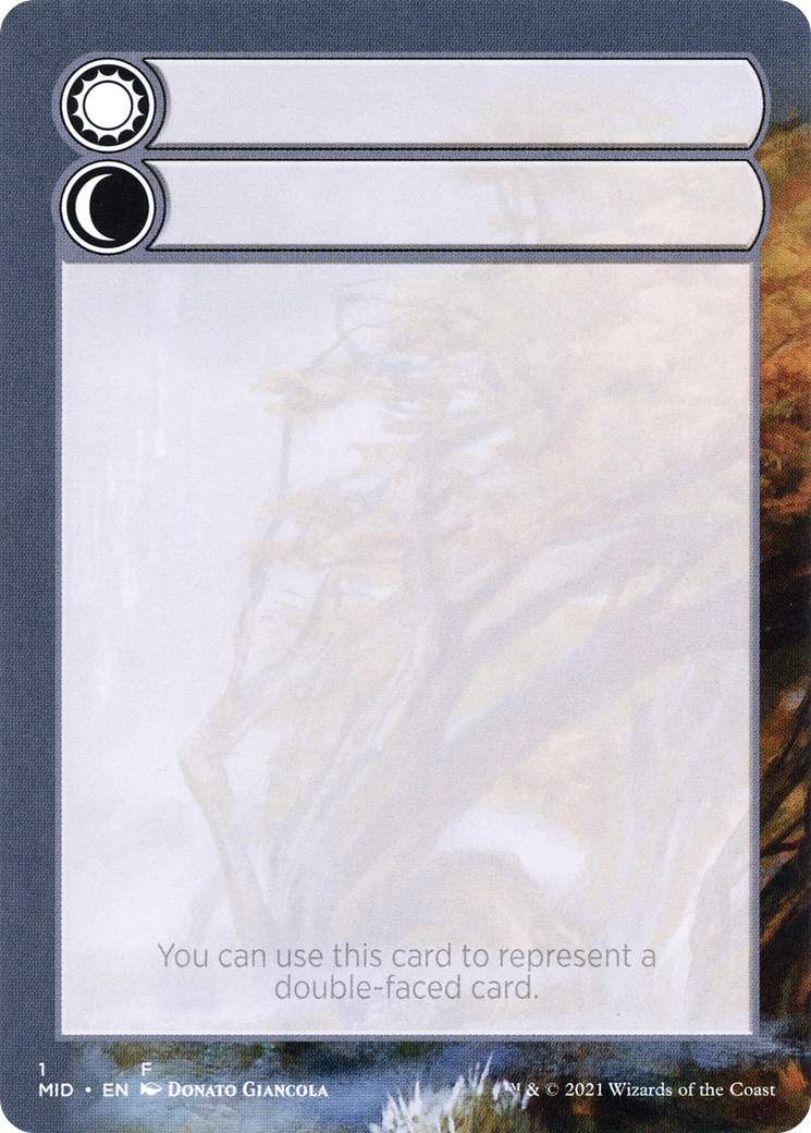 Image of Double-Faced Substitute Card (SMID-001) - Innistrad: Midnight Hunt Substitute Cards (Borderless)