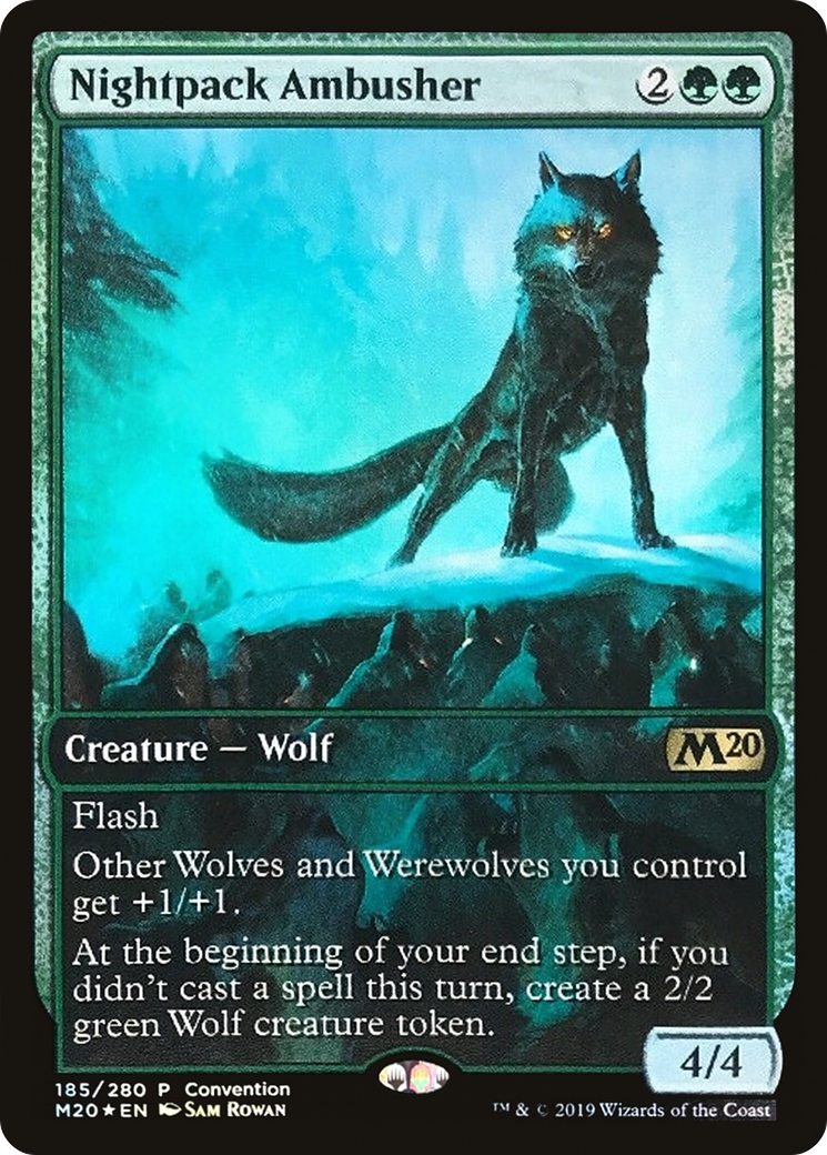 Image of Nightpack Ambusher (2019 Convention Exclusive) (MEDIA-185) - Core Set 2020 Promos Foil