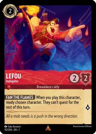 Image of Lefou - Instigator (112/204) - The First Chapter