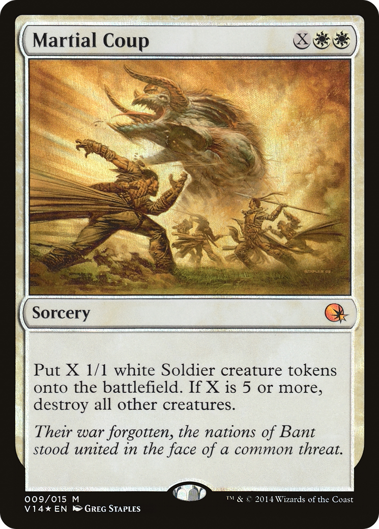 Image of Martial Coup (V14-009) - From the Vault: Annihilation Foil