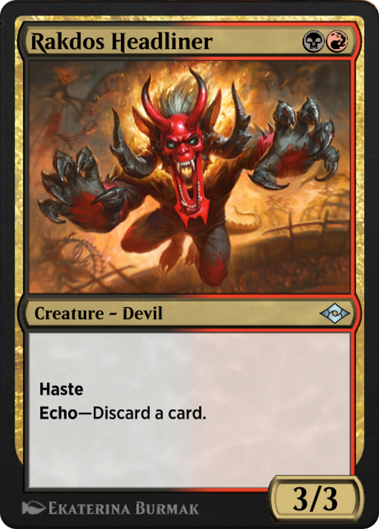 Image of Rakdos Headliner (J21-709) - Jumpstart: Historic Horizons
