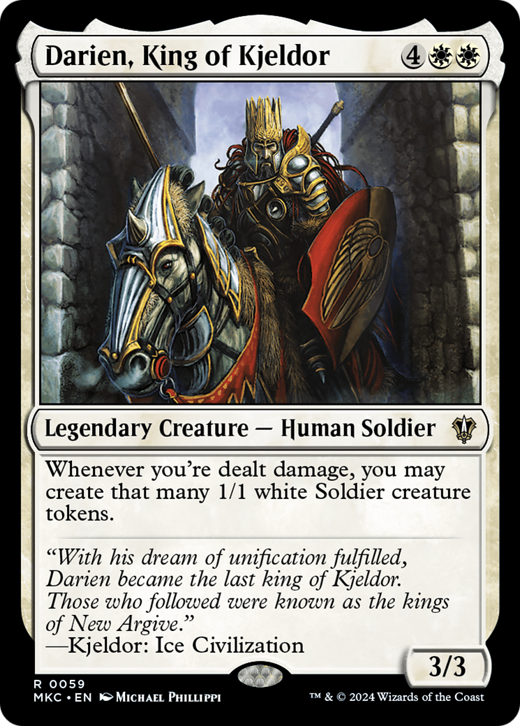 Image of Darien, King of Kjeldor (MKC-059) - Murders at Karlov Manor Commander