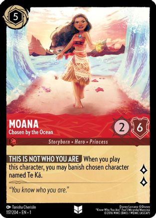 Image of Moana - Chosen by the Ocean (117/204) - The First Chapter