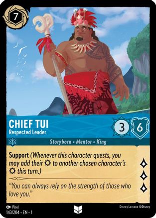 Image of Chief Tui - Respected Leader (143/204) - The First Chapter