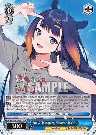 Image of Ina & Takogram, Ninomae Ina'nis (HOL/W104-E116 R) - hololive production Vol.2