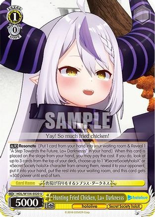 Image of Hunting Fried Chicken, La+ Darknesss (HOL/W104-E020 U) - hololive production Vol.2