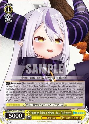 Image of Hunting Fried Chicken, La+ Darknesss (SR) (HOL/W104-E020S SR) - hololive production Vol.2