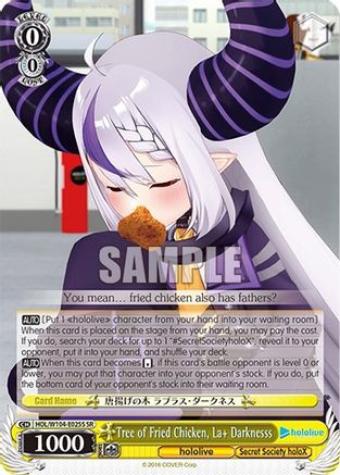 Image of Tree of Fried Chicken, La+ Darknesss (SR) (HOL/W104-E025S SR) - hololive production Vol.2