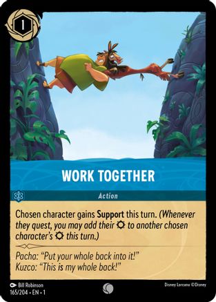 Image of Work Together (165/204) - The First Chapter Cold Foil