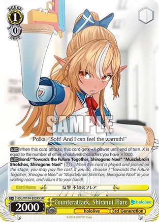 Image of Counterattack, Shiranui Flare (SR) (HOL/W104-E029S SR) - hololive production Vol.2