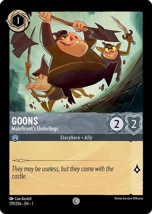 Image of Goons - Maleficent's Underlings (179/204) - The First Chapter Cold Foil