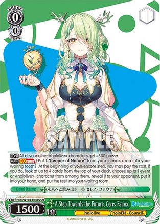 Image of A Step Towards the Future, Ceres Fauna (SR) (HOL/W104-E044S SR) - hololive production Vol.2