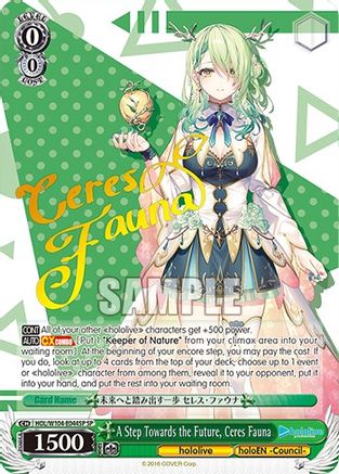 Image of A Step Towards the Future, Ceres Fauna (SP) (HOL/W104-E044SP SP) - hololive production Vol.2