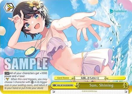 Image of Sun, Shining (RRR) (HOL/W104-E038R RRR) - hololive production Vol.2
