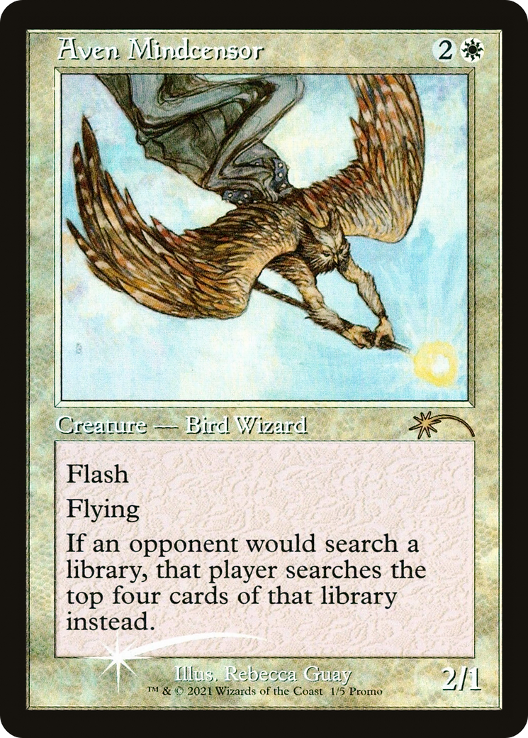 Image of Aven Mindcensor (Retro Frame) (WPN-001) - Love Your LGS 2021 Foil