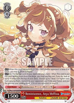Image of Reminiscence, Anya Melfissa (HOL/W104-E078 R) - hololive production Vol.2