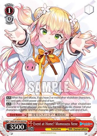 Image of Event at Home? Momosuzu Nene (HOL/W104-E079 R) - hololive production Vol.2