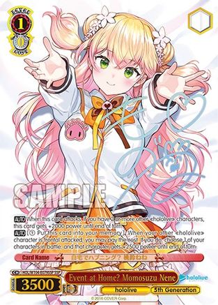 Image of Event at Home? Momosuzu Nene (SSP) (HOL/W104-E079SSP SSP) - hololive production Vol.2