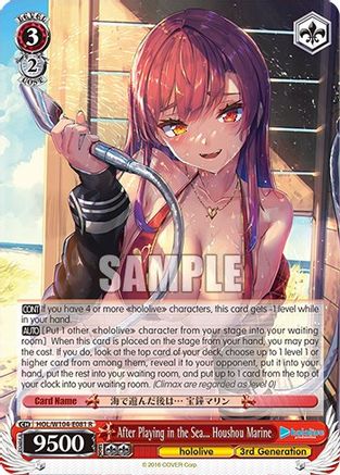 Image of After Playing in the Sea... Houshou Marine (HOL/W104-E081 R) - hololive production Vol.2