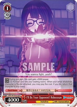 Image of I'll Be Your Opponent! Robocosan (HOL/W104-E100 C) - hololive production Vol.2