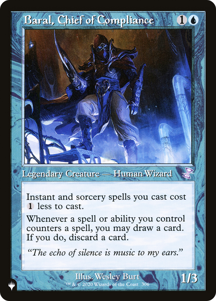 Image of Baral, Chief of Compliance (LIST-306/289) - The List