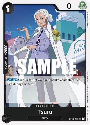 Image of Tsuru (Event Pack Vol. 2) (OP02-106) - One Piece Promotion Cards