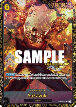 Image of Sakazuki (Championship 2023) (OP02-099) - One Piece Promotion Cards Foil