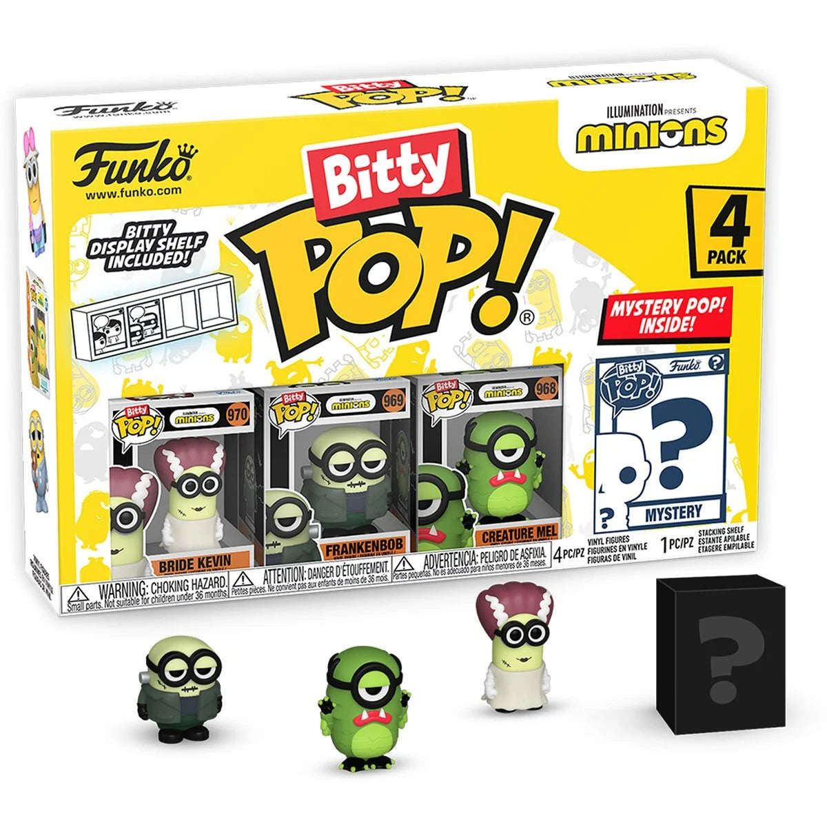 Image of Minions Frankenbob Funko Bitty Pop! Mini-Figure 4-Pack