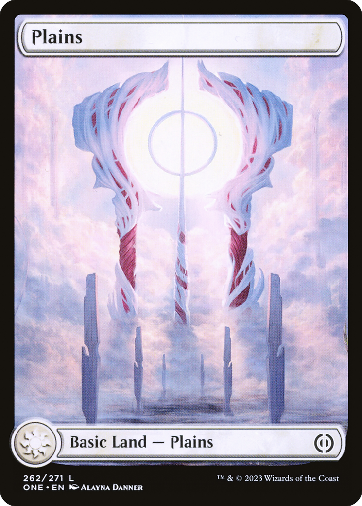 Image of Plains (262) - Full Art (ONE-262) - Phyrexia: All Will Be One