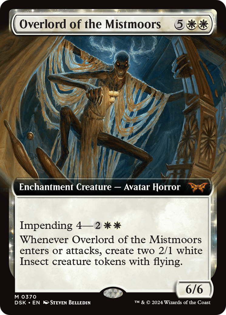 Image of Overlord of the Mistmoors (Extended Art) (DSK-370) - Duskmourn: House of Horror: (Extended Art, enchantment)