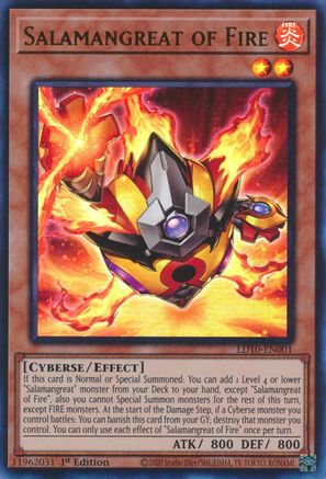 Image of Salamangreat of Fire (LD10-EN001) - Legendary Duelists: Soulburning Volcano 1st Edition