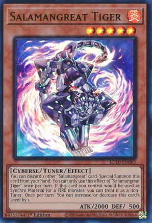 Image of Salamangreat Tiger (LD10-EN003) - Legendary Duelists: Soulburning Volcano 1st Edition
