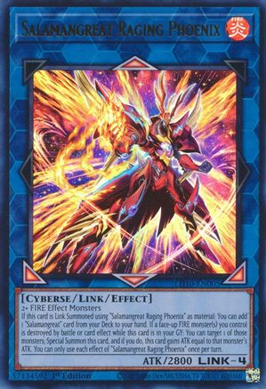 Image of Salamangreat Raging Phoenix (LD10-EN005) - Legendary Duelists: Soulburning Volcano 1st Edition