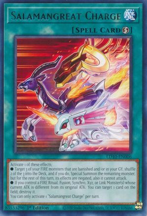 Image of Salamangreat Charge (LD10-EN006) - Legendary Duelists: Soulburning Volcano 1st Edition