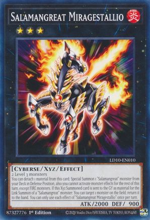 Image of Salamangreat Miragestallio (LD10-EN010) - Legendary Duelists: Soulburning Volcano 1st Edition