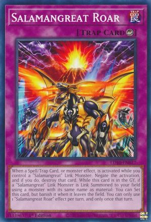 Image of Salamangreat Roar (LD10-EN017) - Legendary Duelists: Soulburning Volcano 1st Edition
