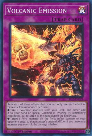 Image of Volcanic Emission (LD10-EN023) - Legendary Duelists: Soulburning Volcano 1st Edition